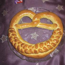 Weihnachtsbrezelverkauf