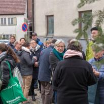 Andrang beim Brezelstand...