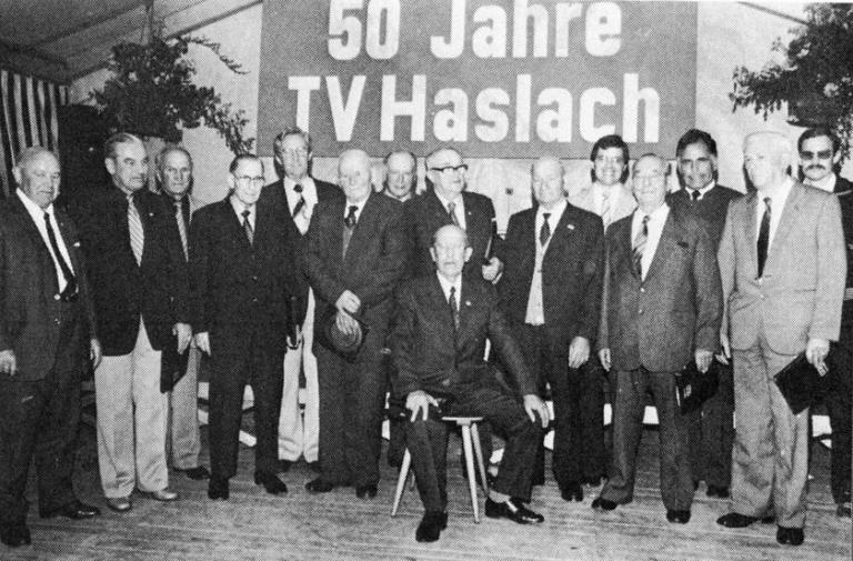 Herausragendes Ereignis im Jahre 1980 war das 50-jährige Vereinsjubiläum des TV Haslach. 